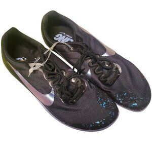 Nike Zoom Rival‎ D 10 Black Stellar Indigo Track Spikes Distance Sz 12